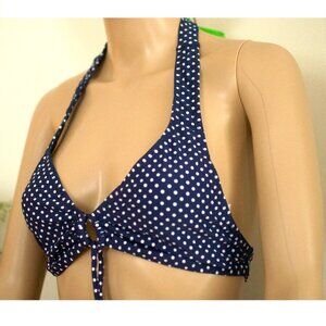 Women's Blue and Navy Bikini-and-tankini-tops